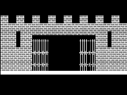 Раскрытие ворот замка скроллингом окон